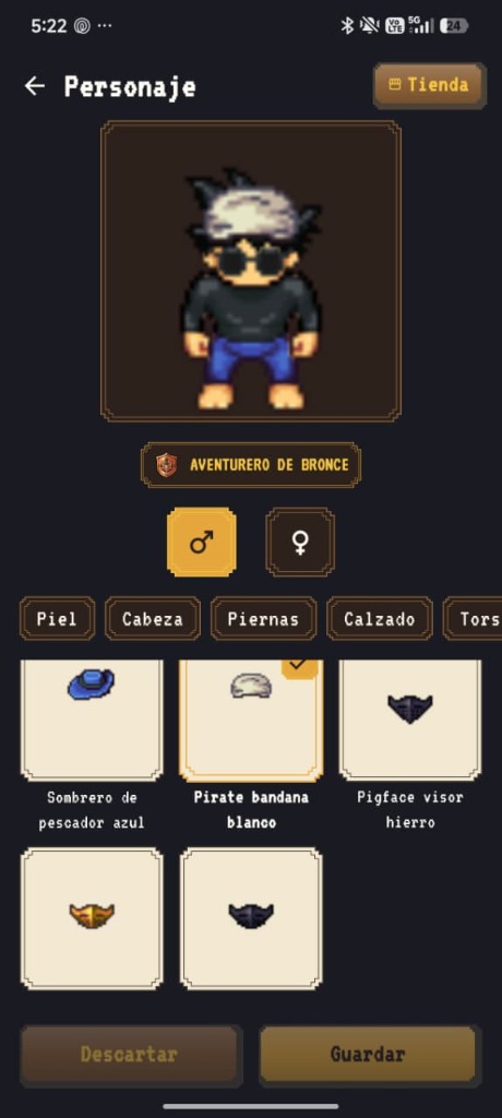 Creador de Personaje FitLeveling