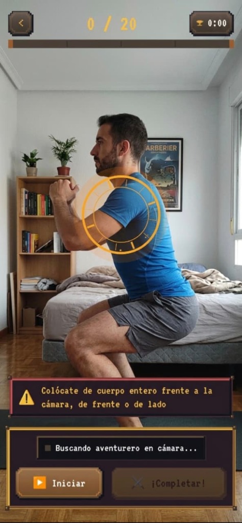 Entrenamiento en Vivo con Cámara FitLeveling